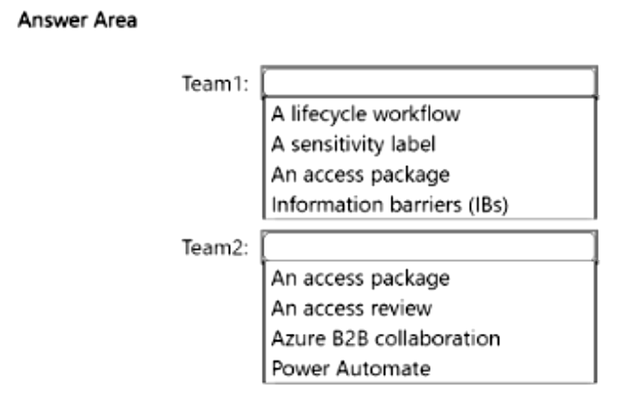 Illustration for MS-700 question 83