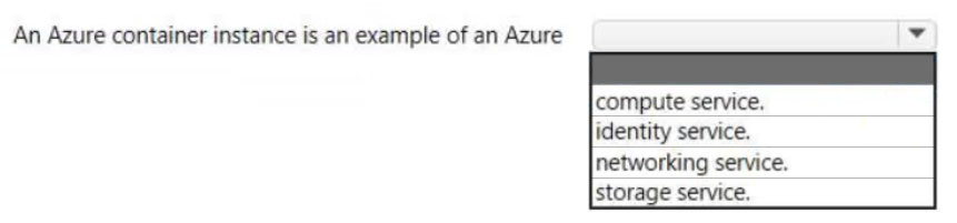 Illustration for AZ-900 question 122