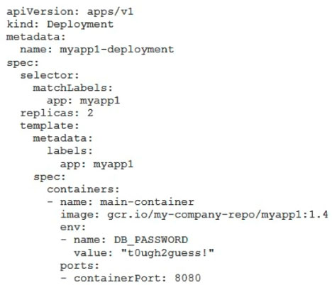 Illustration for Associate Cloud Engineer question 6