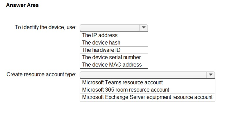 Illustration for MS-700 question 4