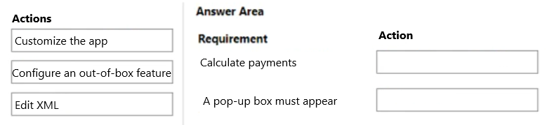 Illustration for PL-400 question 181